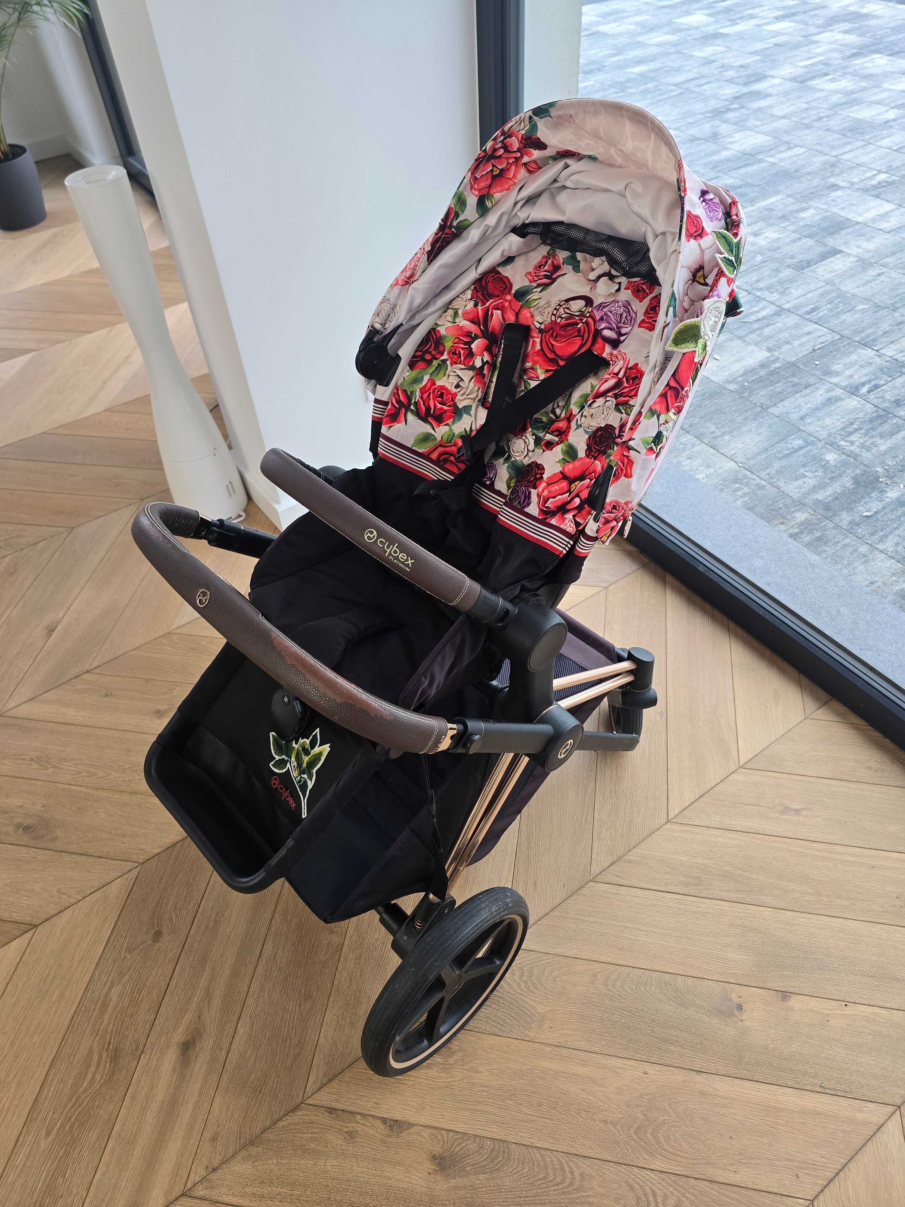 Wózek Cybex Priam 2.0 Gondola, spacerówka komplet