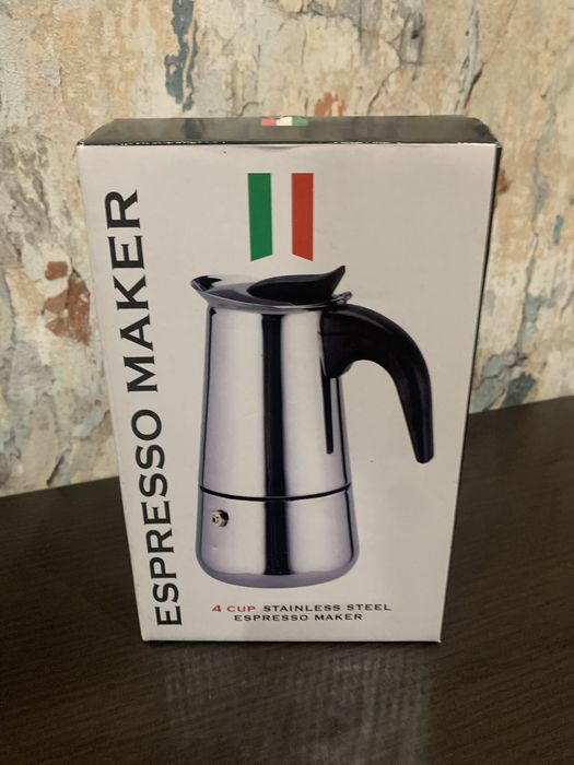 Гейзерна кавоварка  Espresso Maker "Генуя" на 4 чашки (