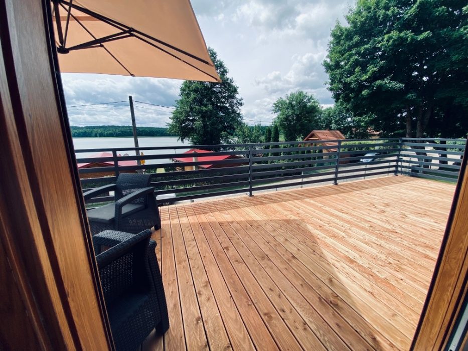 Dom, domek (99m2) na Warmii i Mazurach, las, jezioro, plaża 20 m