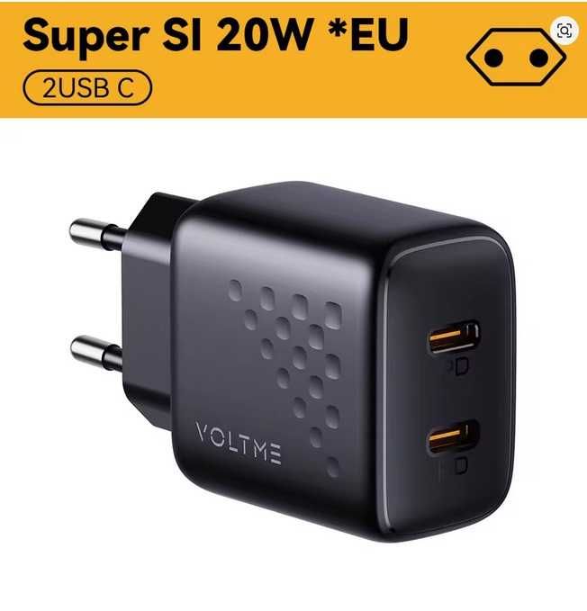 Зарядний пристрій VOLTME 20W Mini з кабелем Type-C 60W