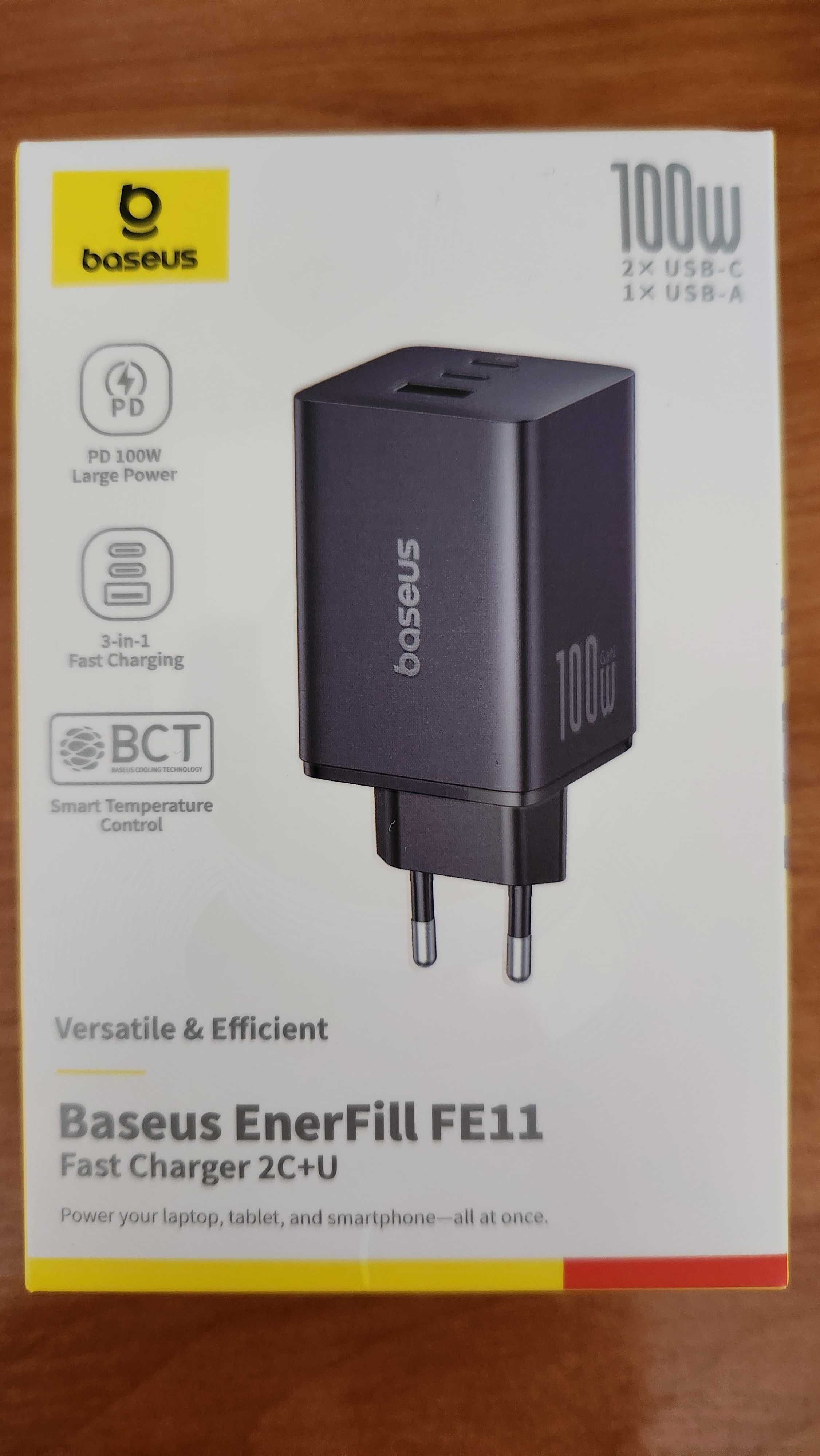 Зарядное Baseus 65w GaN5 Pro, 100w FE11