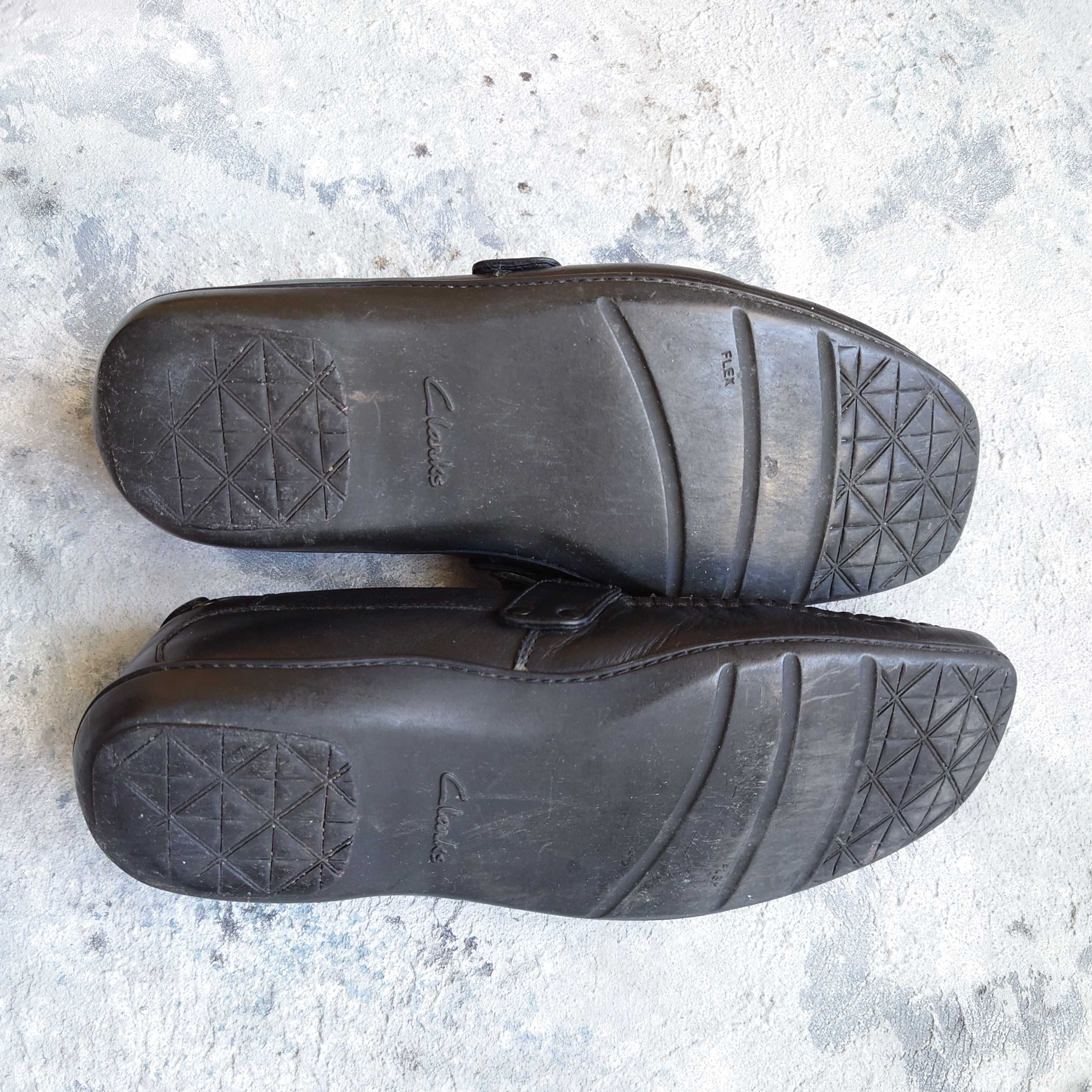Чоловічі шкіряні мокасини Clarks, мужские кожаные мокасины Clarks