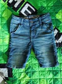Spodenki szorty jeansowe h&m r.98