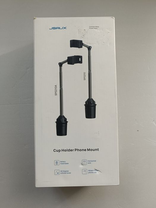 Автомобільний тримач для телефону JSAUX у підстаканник, металевий