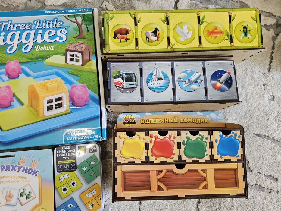 Продам наші із сином розвиваючі ігри SMART GAMES