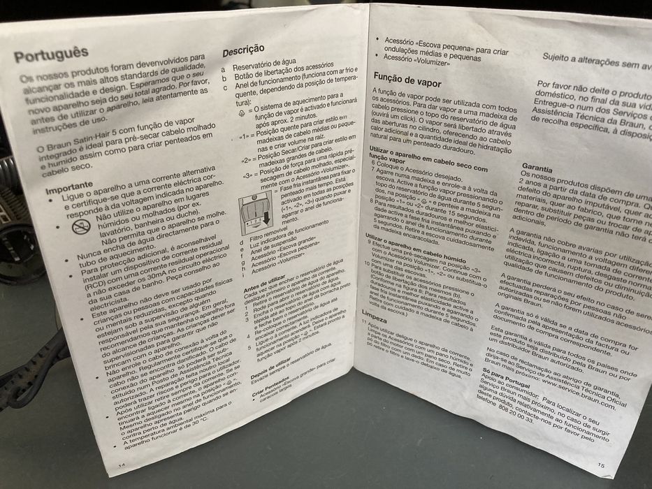 Escova modeladora de cabelo BRAUN