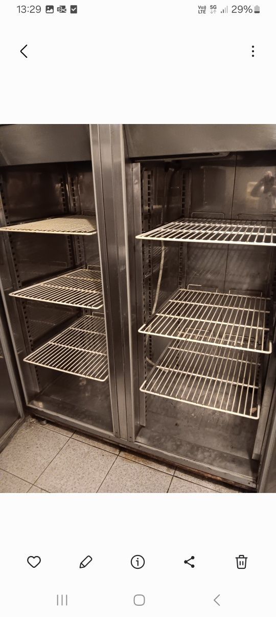 Frigorífico em inox 2 portas