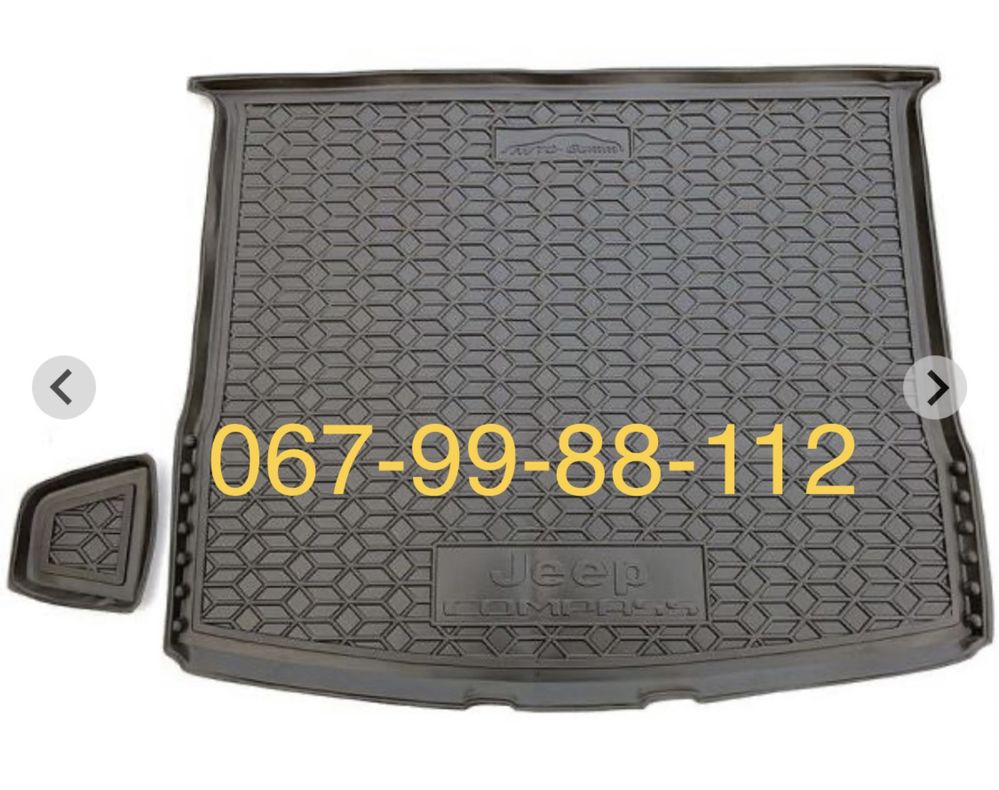 Коврик в багажник Jeep Cherokee KL Compass Renegade Wrangler Джип