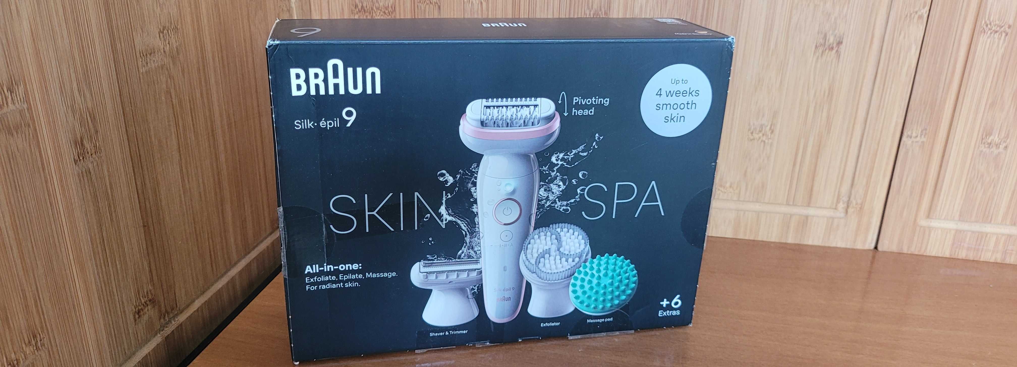 Braun Silk-épil 9 SkinSpa All-in-One Set - depilator dla kobiet