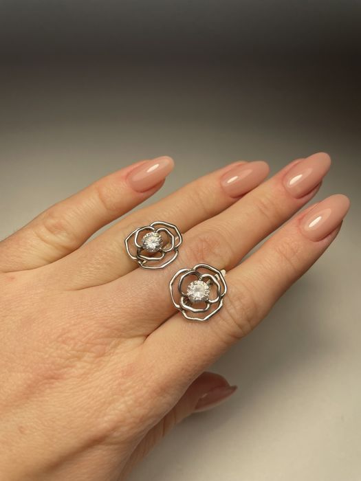 Сережки нові срібло серебро