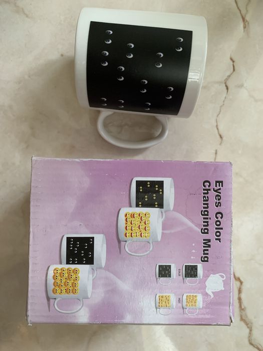 Чашка що змінює зображення Смайлики