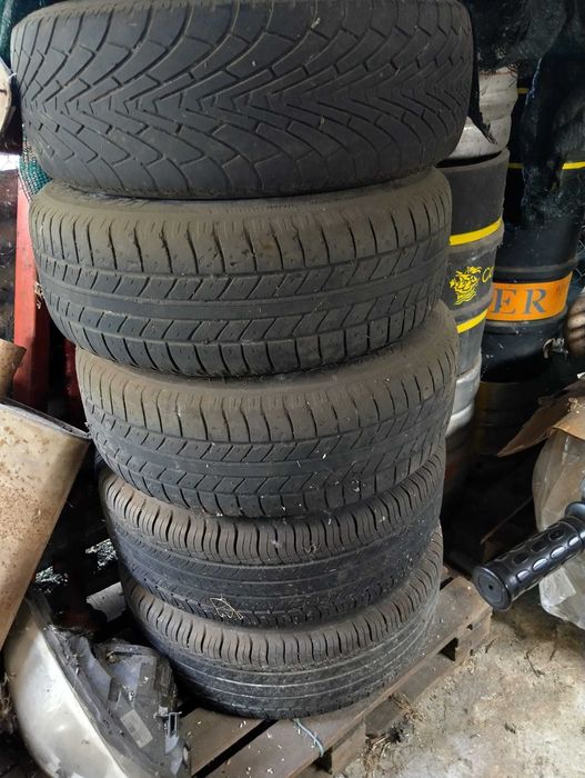 5 jantes com pneus 235/75R17 Jeep WJ/WG