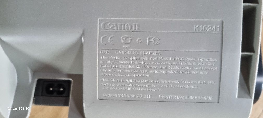 Drukarką canon ip 1000