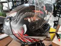 Capacete integral NEXX R3R Zorga black Matt/vermelho M