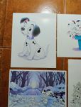 Оригинальные цветные постеры 4 шт, 101 долматинц  Walt Disney Company