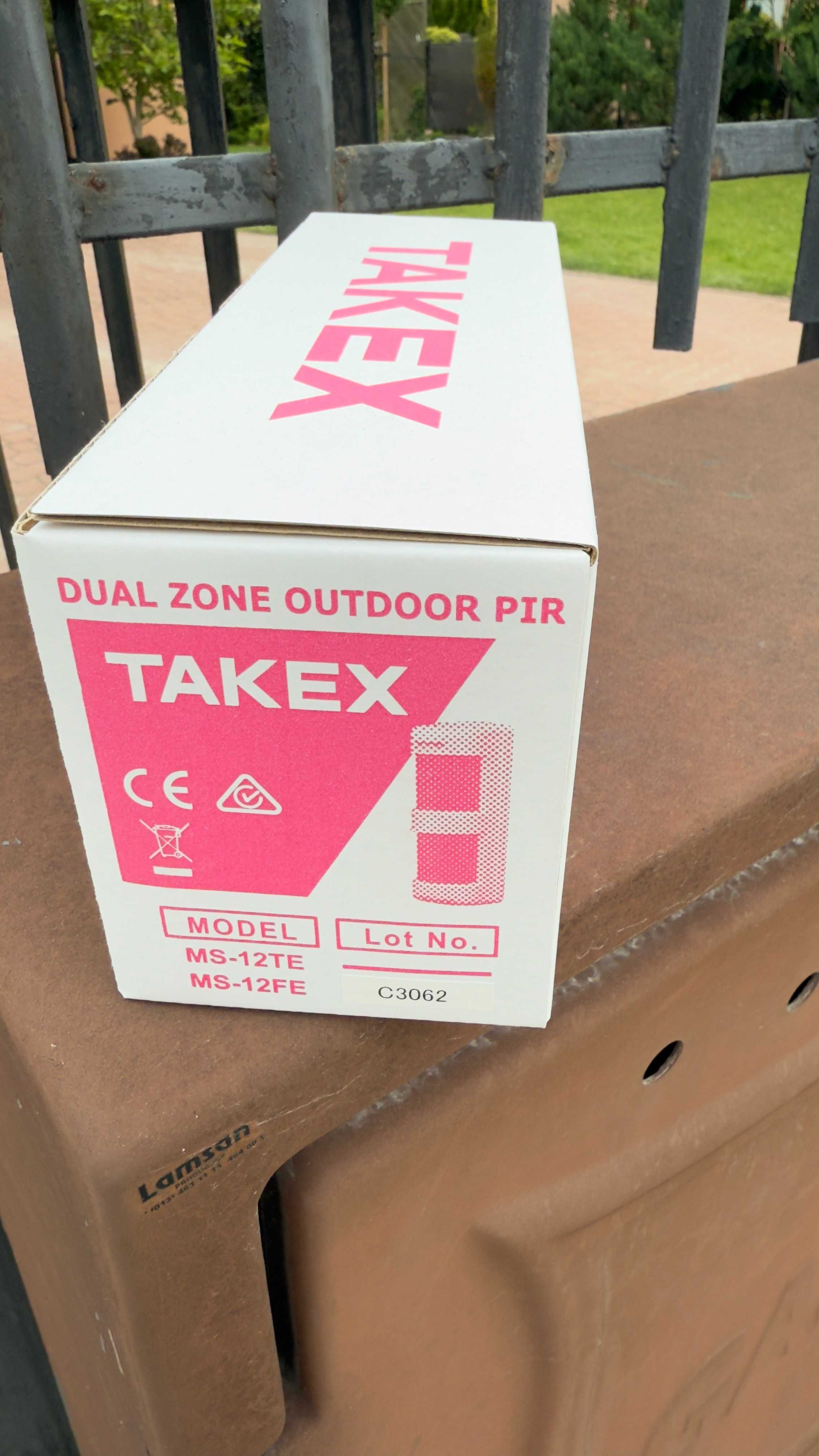 Czujnik Alarmowy Zewnętrzny Takex MS-12FE Made in Japan - Nowy FV 23%