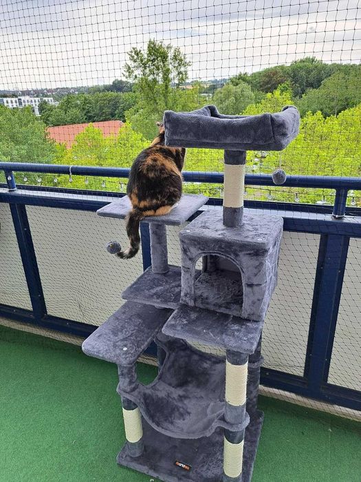 Drapak dla kota duży wysoki drapak NOWY dla kota domek legowisko NOWY