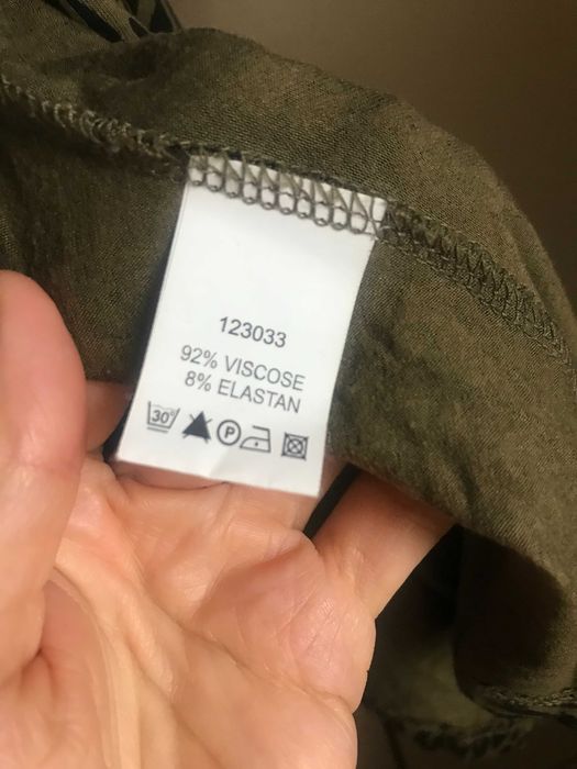 Sukienka Masai M brązowo-czarna asymetryczna