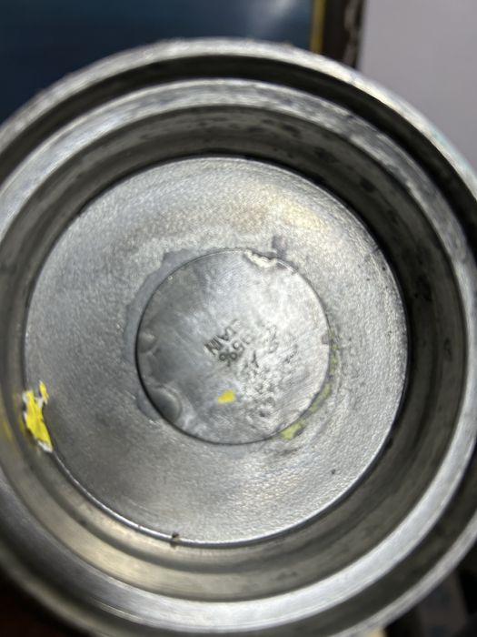 Stara lampa naftowa cynowa