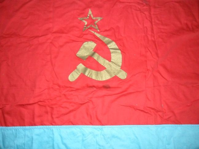 Винтажный флаг времён СССР,флажок-вымпел ГДР.