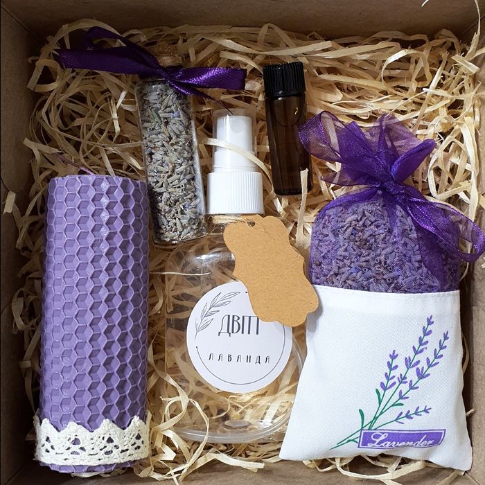 Подарунковий набір. Лавандовий бокс.