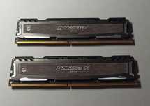 DDR 4 Crucial 16GB (2x8GB) 3000MHz CL15 Ballistix Sport LT Gray