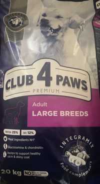Клуб 4 Лапы Премиум класса для взрослых собак крупных пород