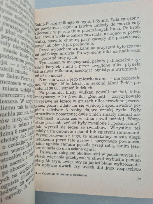 Człowiek w walce z żywiołem - Jerzy Juliusz Herlinger