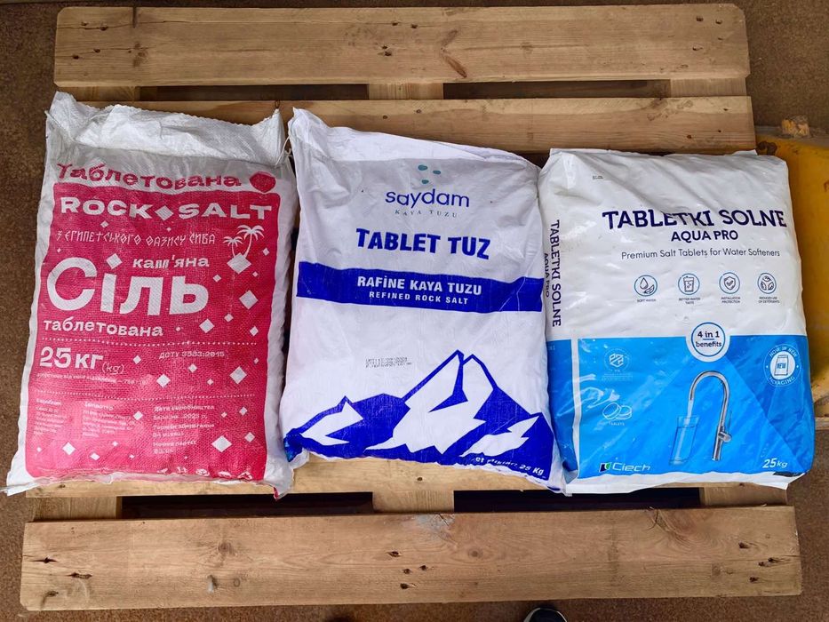 Таблетована сіль/соль таблетированная/ salt