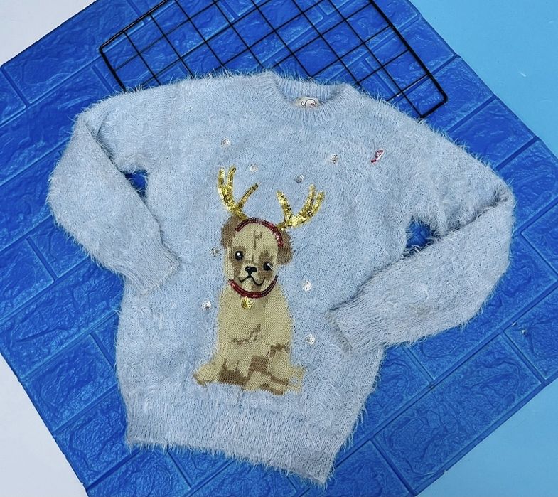 Новорічний світер George, кофта для дівчинки, р.116-122, 6-7 років