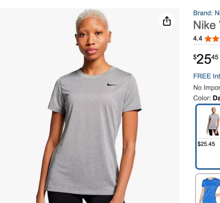 Продам футболку жіночу Nike (original, S, dry-fit)