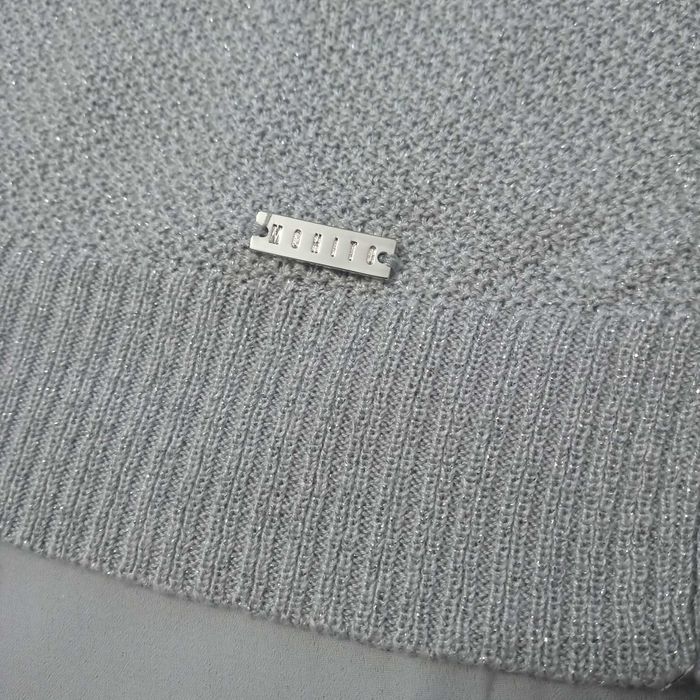 Bluzka r. XL, 42 Mohito ze srebrną nitką