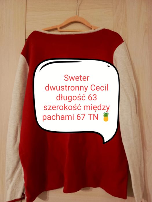 Sweter Cecil L dwukolorowy