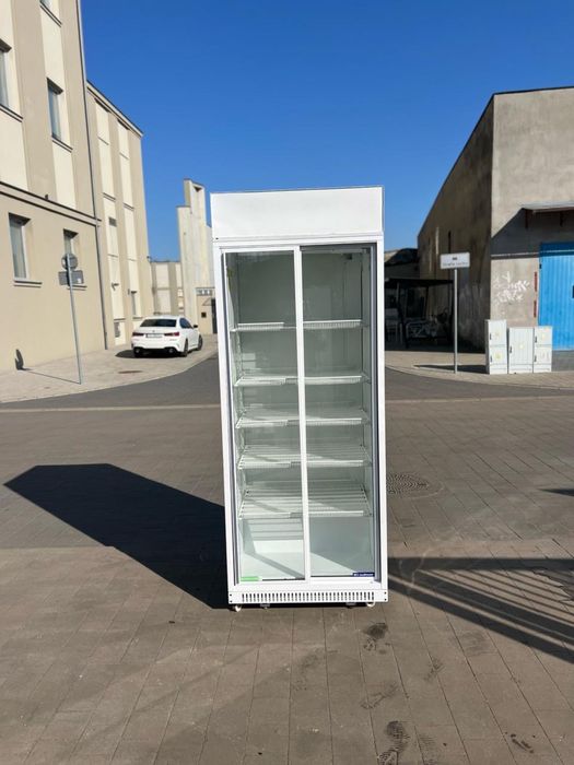 Witryna chłodnicza 85cm  przesuwna na napoje, nabiał | Gwarancja