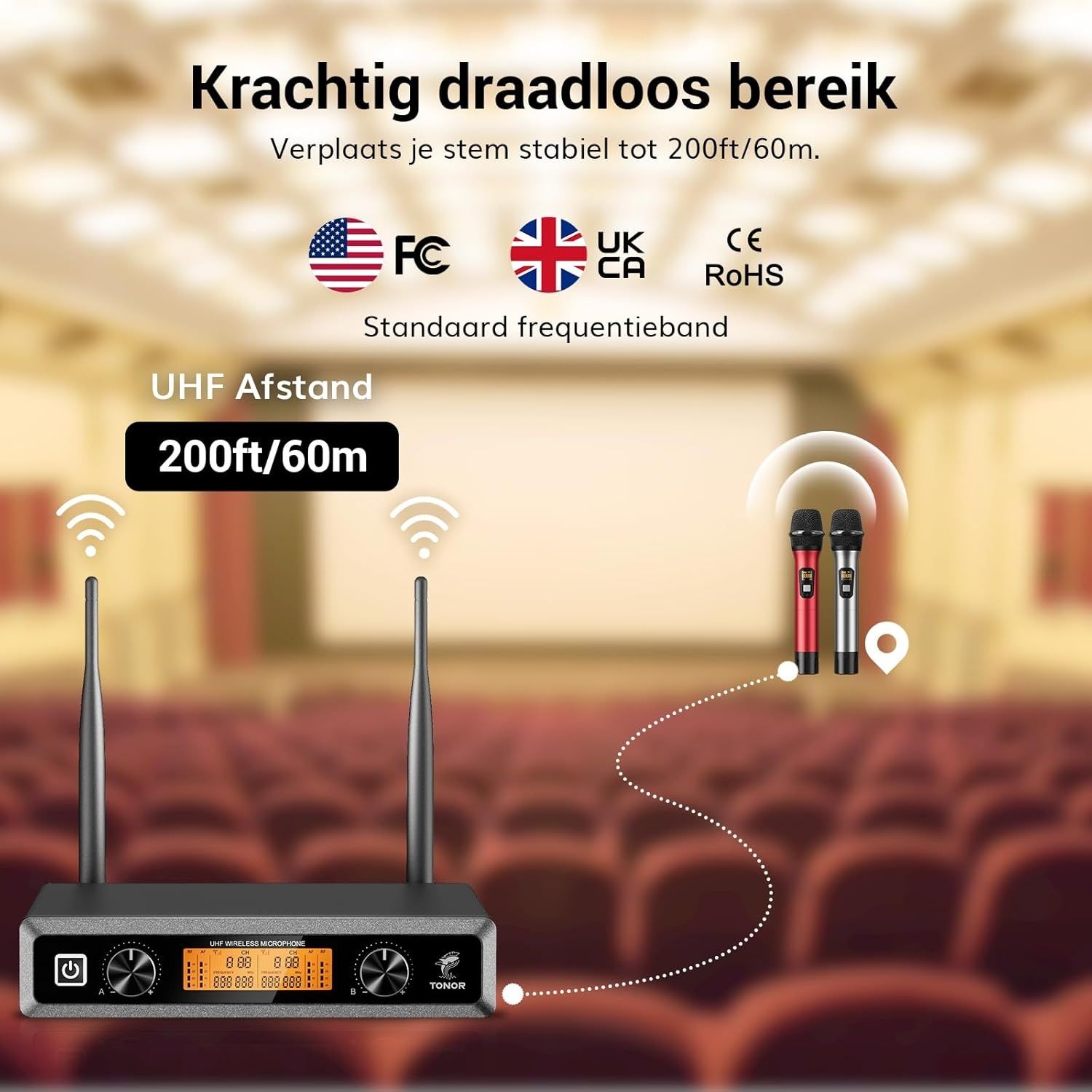 Tonor TW820 zestaw mikrofonów do karaoke