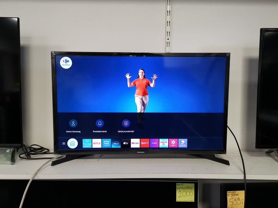 Nowy Samsung 32 cale FullHD Smart WiFi DVB-T2 32T4305 gw12m telewizor