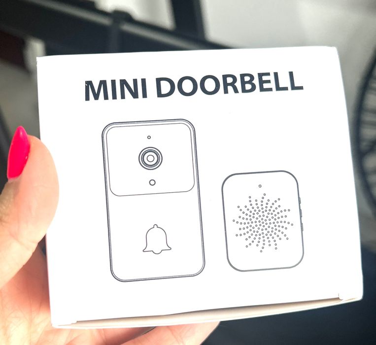 Mini video porteiro com aplicação no smartphone *novo*