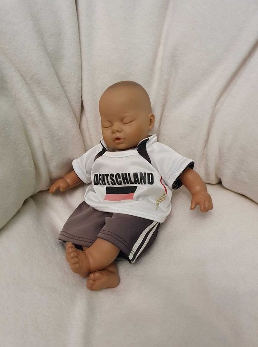Ubranko dla lalki bobasa 30-34cm koszulka piłkarska ze spodenkami