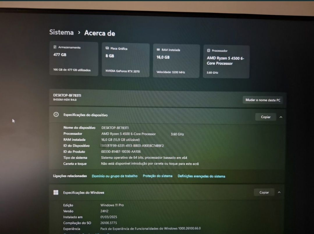 PC GAMER - RTX 2070 - Novo