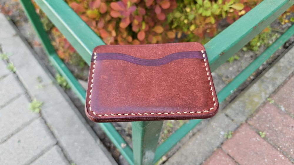 Borubar Skóroszyj - cardholder / mini portfel z przepięknej skóry
