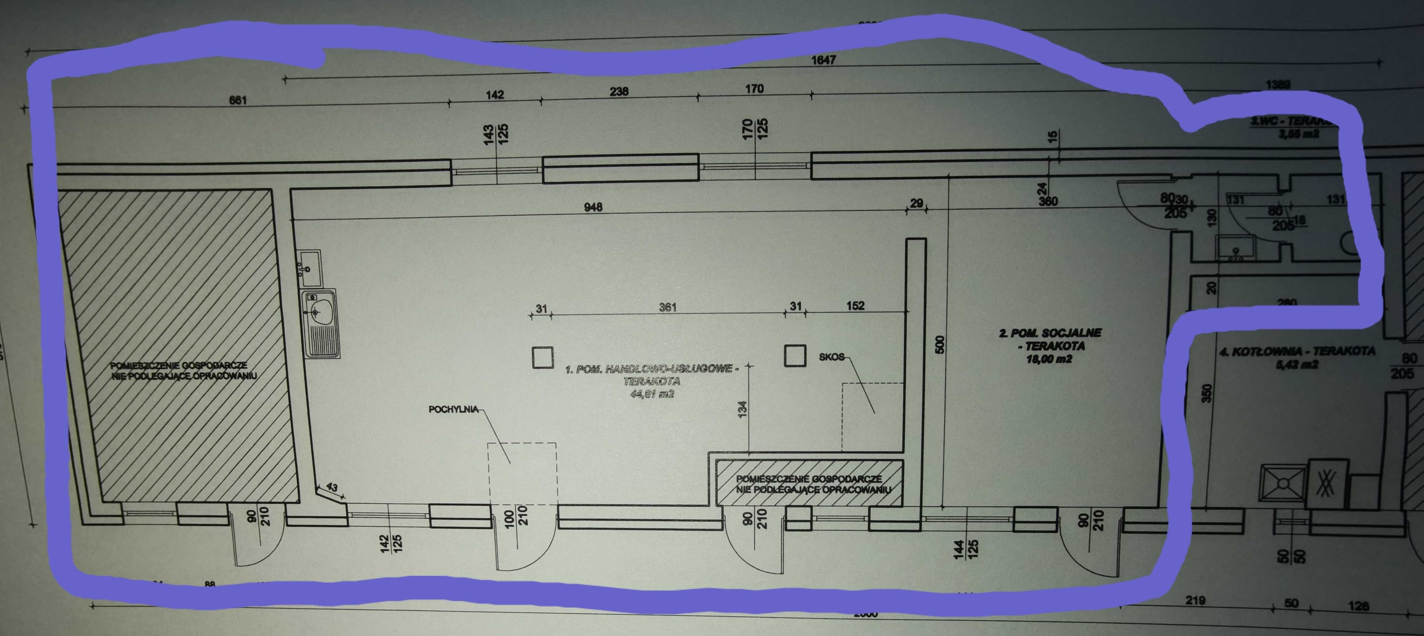 Wynajmę lokal handlowo-usługowy w Rypinie, ul. Łączna 30