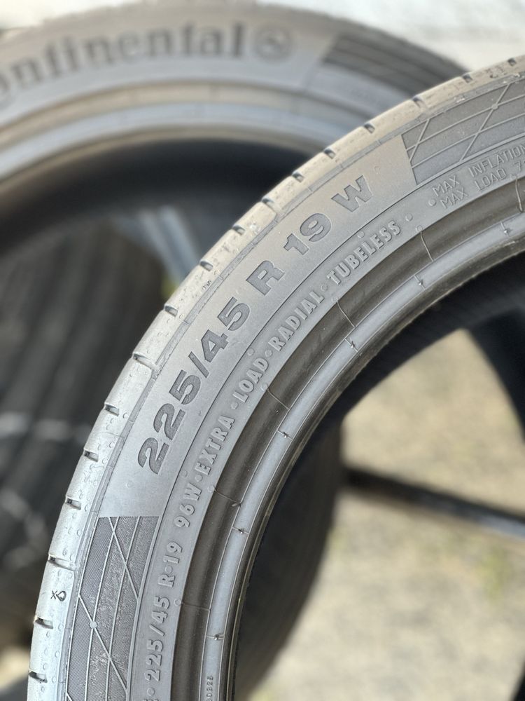 Continental SportContact5 225/45 r19 2021 рік 6.8-5.6мм