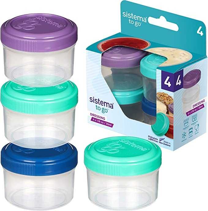 Sistema Kolekcja To Go Pojemnik na Żywność, Plastik, Wielokolorowy,