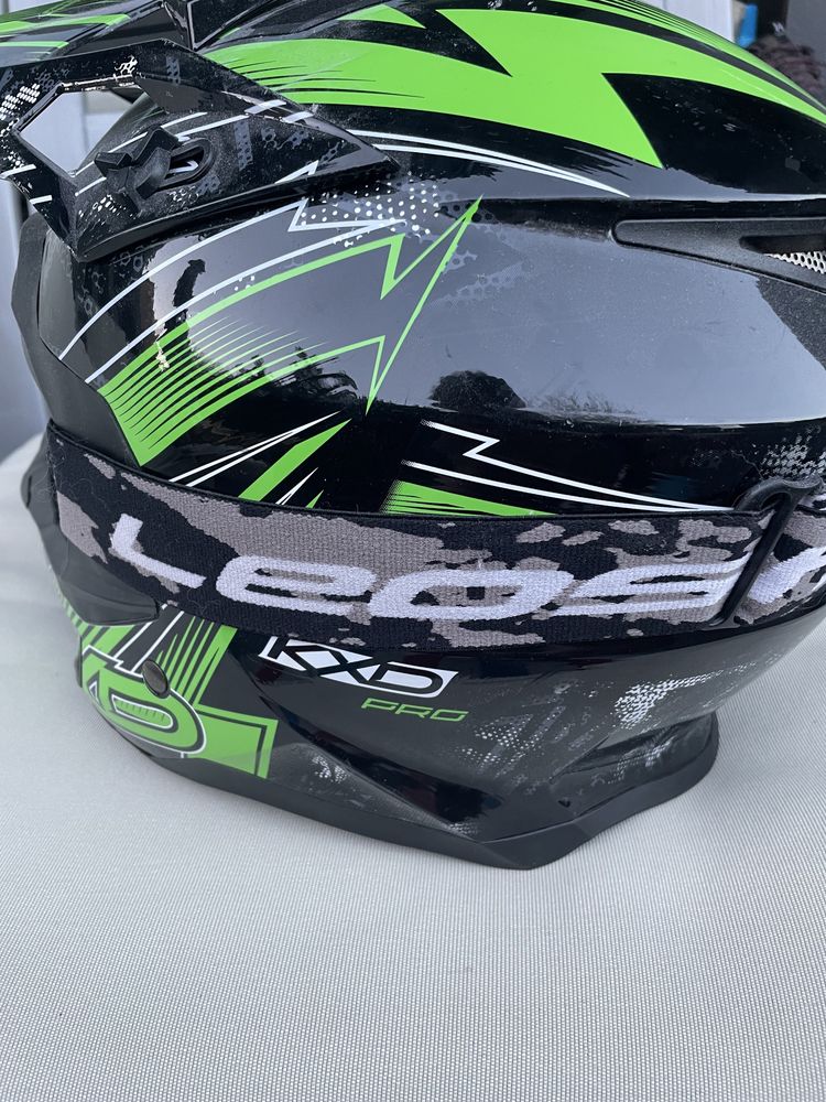 Kask KXD Pro + Gogle Leoshi