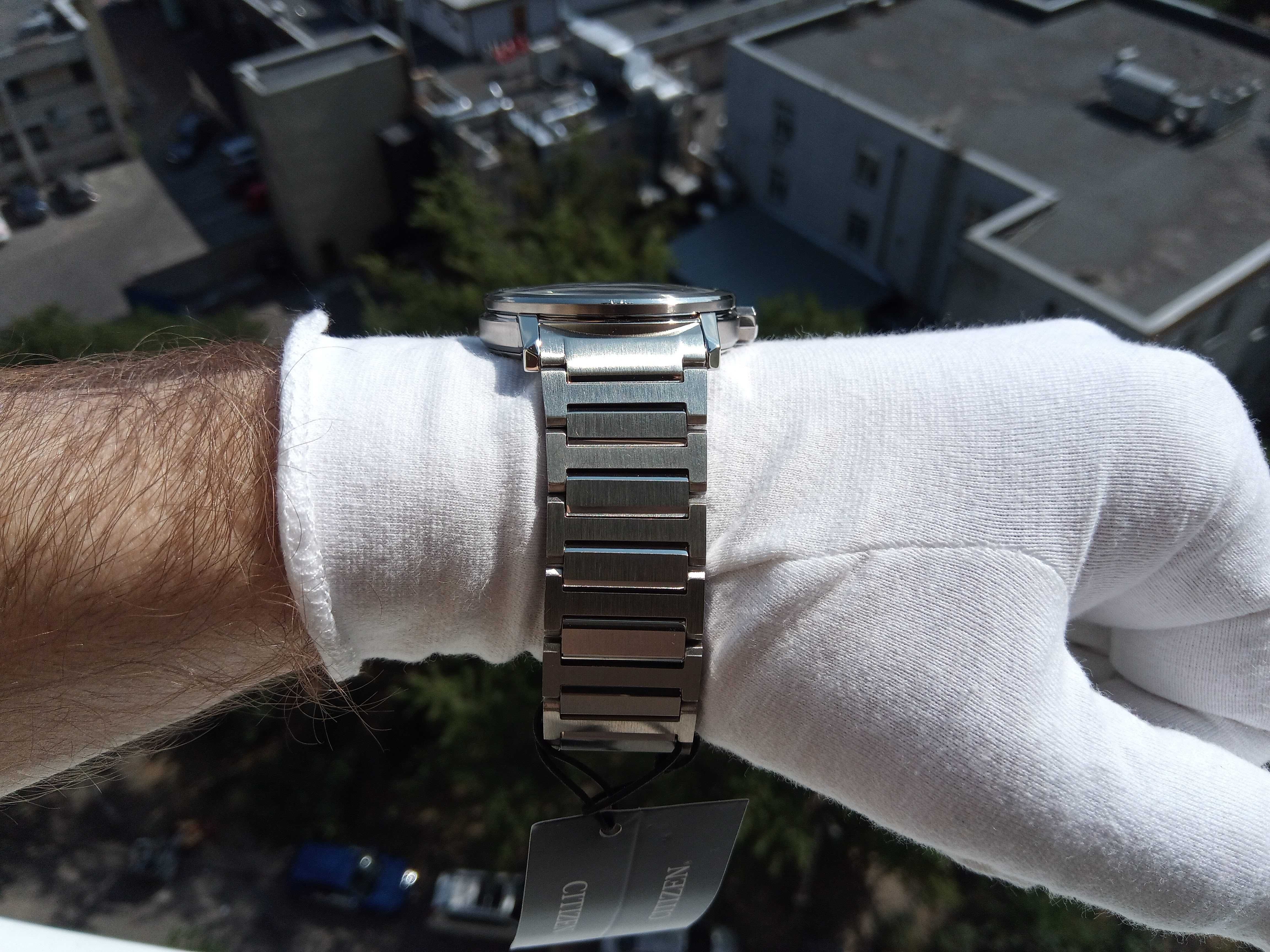 Японские мужские часы Citizen Eco-Drive AW7020-51E, солнечная батарея