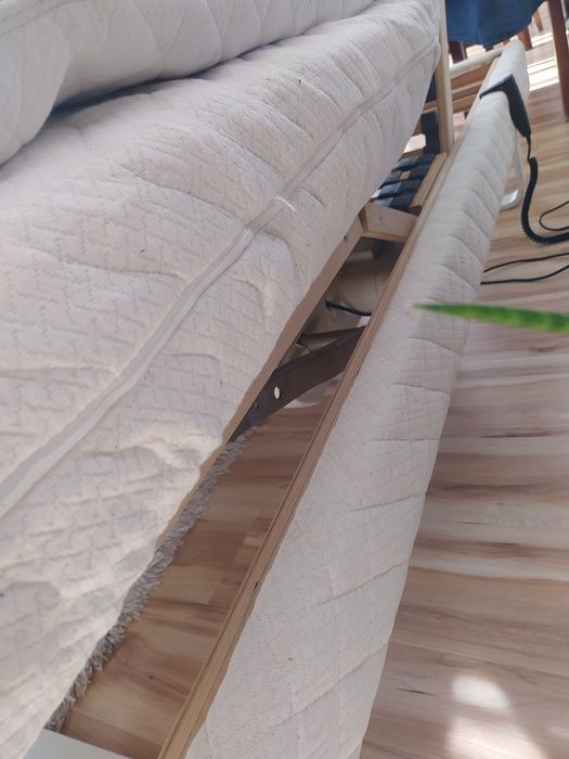 Łóżko z siłownikiem nowy materac