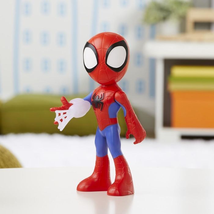 spidey i super kumple duża figurka z wyrzutnią sieci marvel