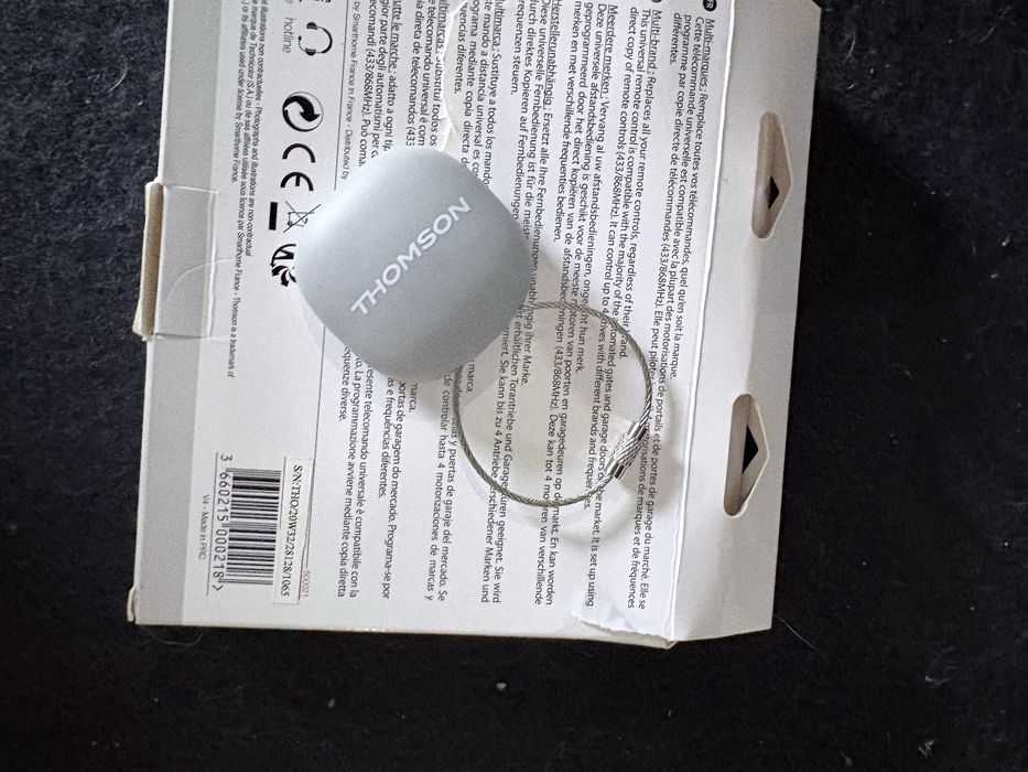 Comando garagem universal Thomson