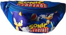 Saszetka Nerka Sonic Niebieska Dwukomorowa Dla Dzieci