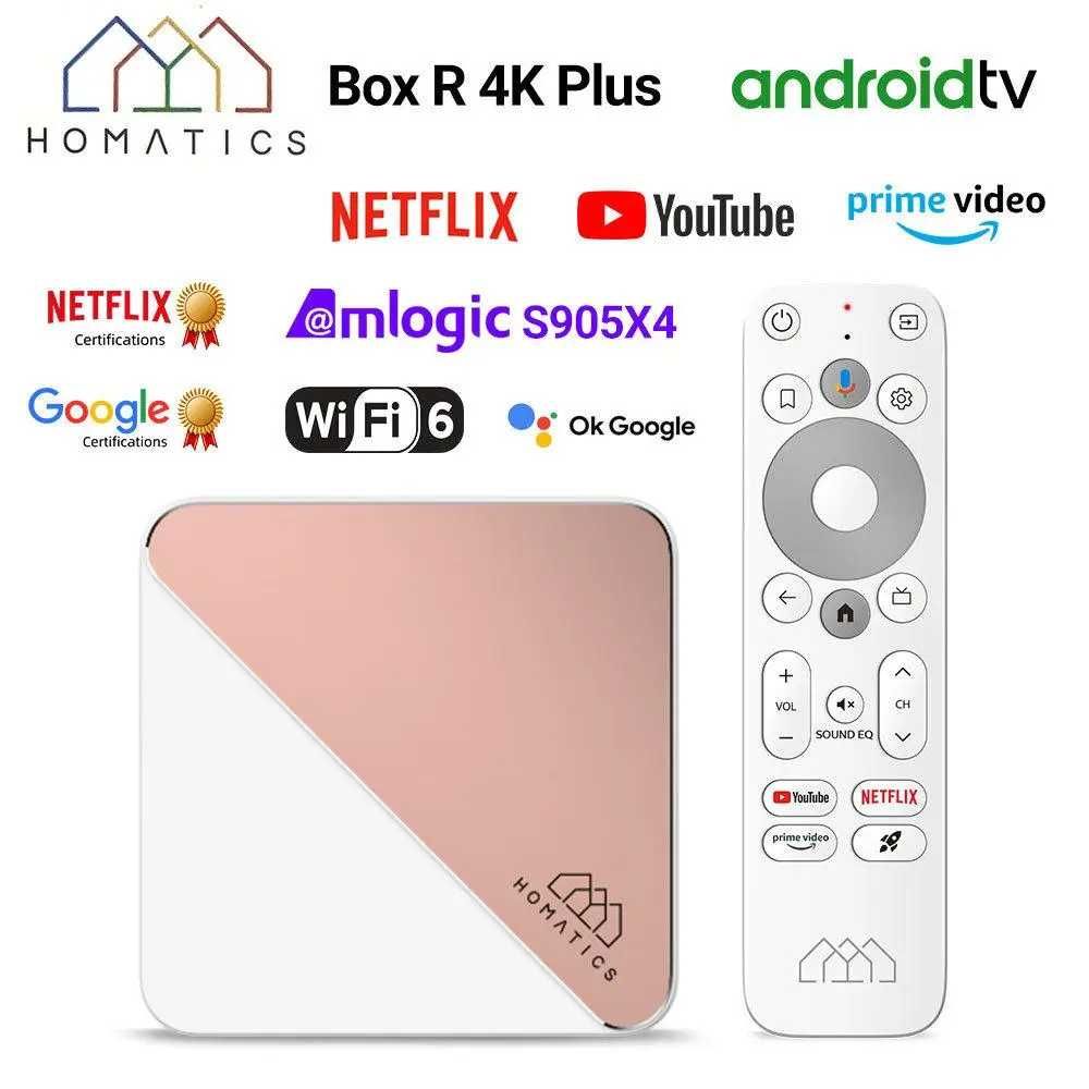 Smart TV приставка Homatics Box R Plus 4K 4/32 Смарт ТВ Андроїд